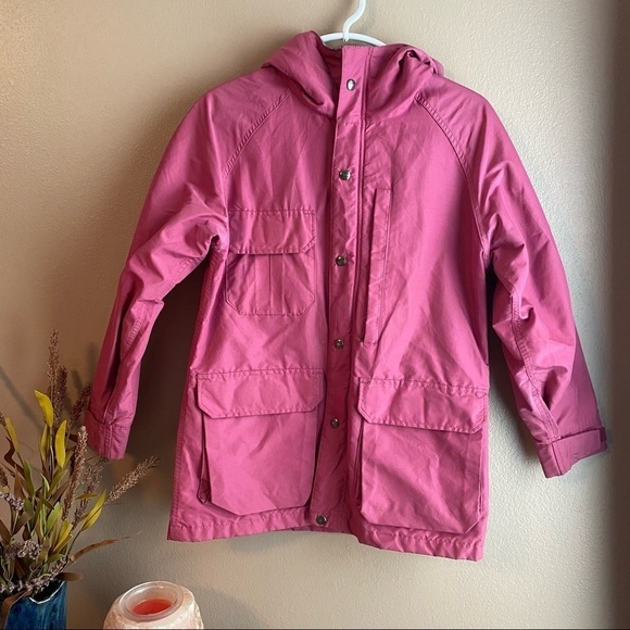 Vintage WOOLRICH PINK PARKA Wool Lined Jacket size Small - Picture 1 of 16